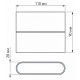 Уличный настенный светодиодный светильник Arlight SP-Wall-Flat-S110x90-2x3W Warm3000 032410