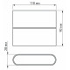 Уличный настенный светодиодный светильник Arlight SP-Wall-Flat-S110x90-2x3W Day4000 032411