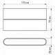 Уличный настенный светодиодный светильник Arlight SP-Wall-Flat-S170x90-2x6W Warm3000 032412