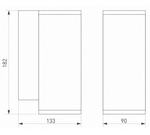 Уличный настенный светодиодный светильник Arlight LGD-Forma-Wall-R90-12W Day4000 032575 Уличный настенный светодиодный светильник Arlight LGD-Forma-Wall-R90-12W Day4000 032575