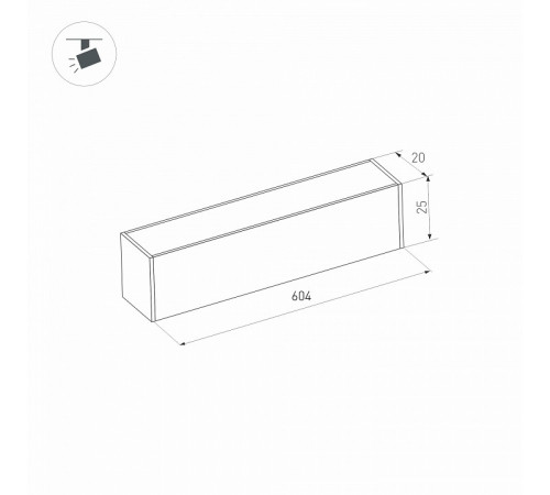 Трековый светильник Arlight MAG-25 032829