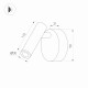 Спот Arlight SP-BED-NB-R90-3W Warm3000 033061(1)