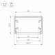 Алюминиевый профиль Arlight PLS-Lock-H16-SMT-2000 Anod 033224
