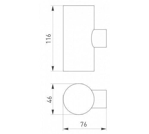 Уличный настенный светильник Arlight LGD-RAY-WALL-TWIN-R46-2x3W Day4000 033307(1) Уличный настенный светильник Arlight LGD-RAY-WALL-TWIN-R46-2x3W Day4000 033307(1)