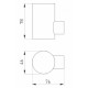 Уличный настенный светильник Arlight LGD-RAY-WALL-R46-3W Warm3000 033310(1)