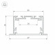 Алюминиевый профиль Arlight S2-Linia69-F-2500 Seamless Black 033534