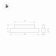 Трековый светильник Arlight Mag-Orient-Flat-L235-8W Warm3000 033609