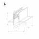 Встраиваемый магнитный шинопровод Arlight MAG-ORIENT-TRACK-2652-FDW-2000 (BK) 033634