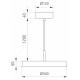 Подвесной светильник Arlight SP-ELEGANT-R500-37W Day4000 (BK, 120 deg, 230V) 033923(1)