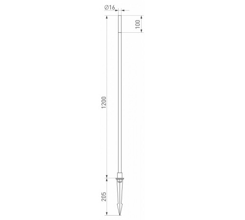 Ландшафтный светильник Arlight KT-Canna-L1200-1W Warm3000 034164 Ландшафтный светильник Arlight KT-Canna-L1200-1W Warm3000 034164