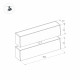 Трековый светильник Arlight Mag-Flat-Fold-25-S600-18W Warm3000 034238