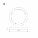Накладной светодиодный светильник Arlight CL-FIOKK-R300-25W Day4000-MIX 034467