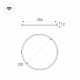 Встраиваемый светильник Arlight DL-Edge-R300-24W Day4000 034725