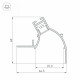 Алюминиевый профиль Arlight ARH-Ceil-Bevel-Edge-2000 White 034981