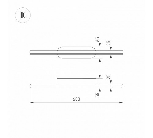 Подсветка для зеркал Arlight SP-Tenero-S600x45-13W Day4000 035321