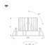 Встраиваемый светильник Arlight MS-Forecast-Built-Turn-R82-8W Day4000 035450