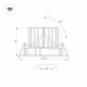 Встраиваемый светодиодный светильник Arlight MS-Forecast-Built-Turn-R102-12W 035452
