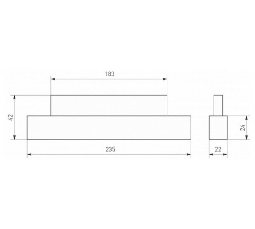 Трековый светильник Arlight Mag-Orient-Flat-L235-8W Day4000 035833 Трековый светильник Arlight Mag-Orient-Flat-L235-8W Day4000 035833