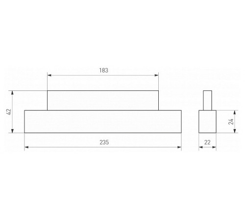 Трековый светильник Arlight Mag-Orient-Laser-L235-8W Day4000 035844 Трековый светильник Arlight Mag-Orient-Laser-L235-8W Day4000 035844