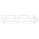 Трековый светильник Arlight Mag-Orient-Laser-L465-16W Warm3000 035850