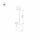 Трековый светильник Arlight LGD-Emisfero-Track-Hang-4TR-R150-11W Warm3000 035936