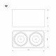 Накладной светильник Arlight SP-Cubus-S195x100-2х8W Warm3000 036057