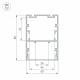 Алюминиевый профиль Arlight ARH-Line-6085-3000 Black 036138