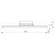 Трековый трехфазный светильник Arlight LGD-TUBE-TURN-4TR-L600-20W Day4000 (BK, 180 deg, 230V) 036297(1)