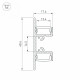 Алюминиевый профиль Arlight ARH-Wall-1849-Dual-2000 Anod 036339