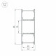 Алюминиевый профиль Arlight ARH-Wall-3385-Dual-2000 Anod 036341