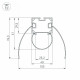 Алюминиевый профиль Arlight ARH-Power-W154-Comfort-2000 Anod 036343