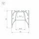 Алюминиевый профиль Arlight ARH-Line-5050-Comfort-2000 Anod 036353
