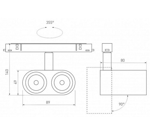 Трековый светильник Arlight Mag-Orient-Blum-12W Warm3000 037037 Трековый светильник Arlight Mag-Orient-Blum-12W Warm3000 037037