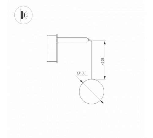 Бра Arlight SP-Beads-Wall-Hang-R130-6W Day4000 037065 Бра Arlight SP-Beads-Wall-Hang-R130-6W Day4000 037065