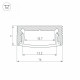 Алюминиевый профиль Arlight SL-SLIM-H7-2000 WHITE 037111