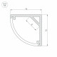 Алюминиевый профиль Arlight SL-KANT-H16-2000 WHITE 037117