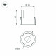 Встраиваемый светильник Arlight MS-ATLAS-BUILT-R58-10W Warm3000 037183(1)