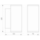 Уличный настенный светильник Arlight LGD-Forma-Wall-Twin-R90-2x12W Day4000 037251