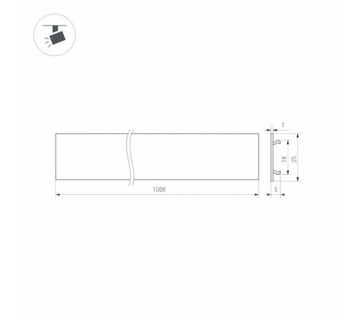 Крышка Arlight MAG-ORIENT-COVER-2620-1000 (BK) 038359 Крышка Arlight MAG-ORIENT-COVER-2620-1000 (BK) 038359