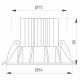 Встраиваемый светильник Arlight MS-FOGGY-BUILT-R86-10W Day4000 (WH, 36 deg, 230V) 039068