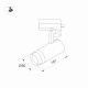 Трековый светильник Arlight LGD-GELIOS-TUNE-4TR-R80-20W Day4000-MIX (WH, 20-60 deg) 039157