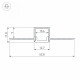 Профиль Arlight FANTOM-W12-2000 ANOD 040325