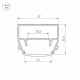 Профиль Arlight STRETCH-S-35-CEIL-CENTER-2000 (GAMMA35) 040699