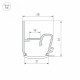 Профиль Arlight STRETCH-S-20-WALL-SIDE-2000 (RESPECT-ST) 040701