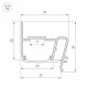 Профиль Arlight STRETCH-S-30-WALL-SIDE-2000 (STEP) 040702