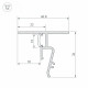 Профиль Arlight STRETCH-SHADOW-CEIL-2000 BLACK (A2-CONTOUR-PRO) 040703