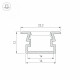Профиль Arlight PDS-FS-3000 ANOD BLACK 040735