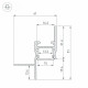 Профиль Arlight СEIL-S14-SHADOW-T-2000 BLACK 040779
