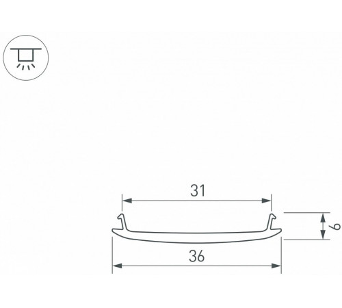 Экран Arlight STRETCH-S-35-CEIL-CENTER-10m 040821(1)