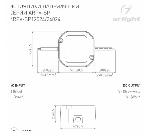 Блок питания Arlight ARPV-SP-24024 (24V, 1A, 24W) 040950 Блок питания Arlight ARPV-SP-24024 (24V, 1A, 24W) 040950